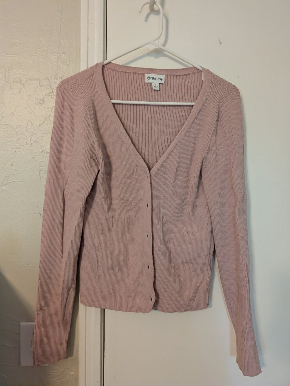 Pink cardigan